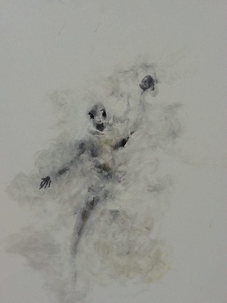 "Resistance I" Oil on canvas By Cat Jones 