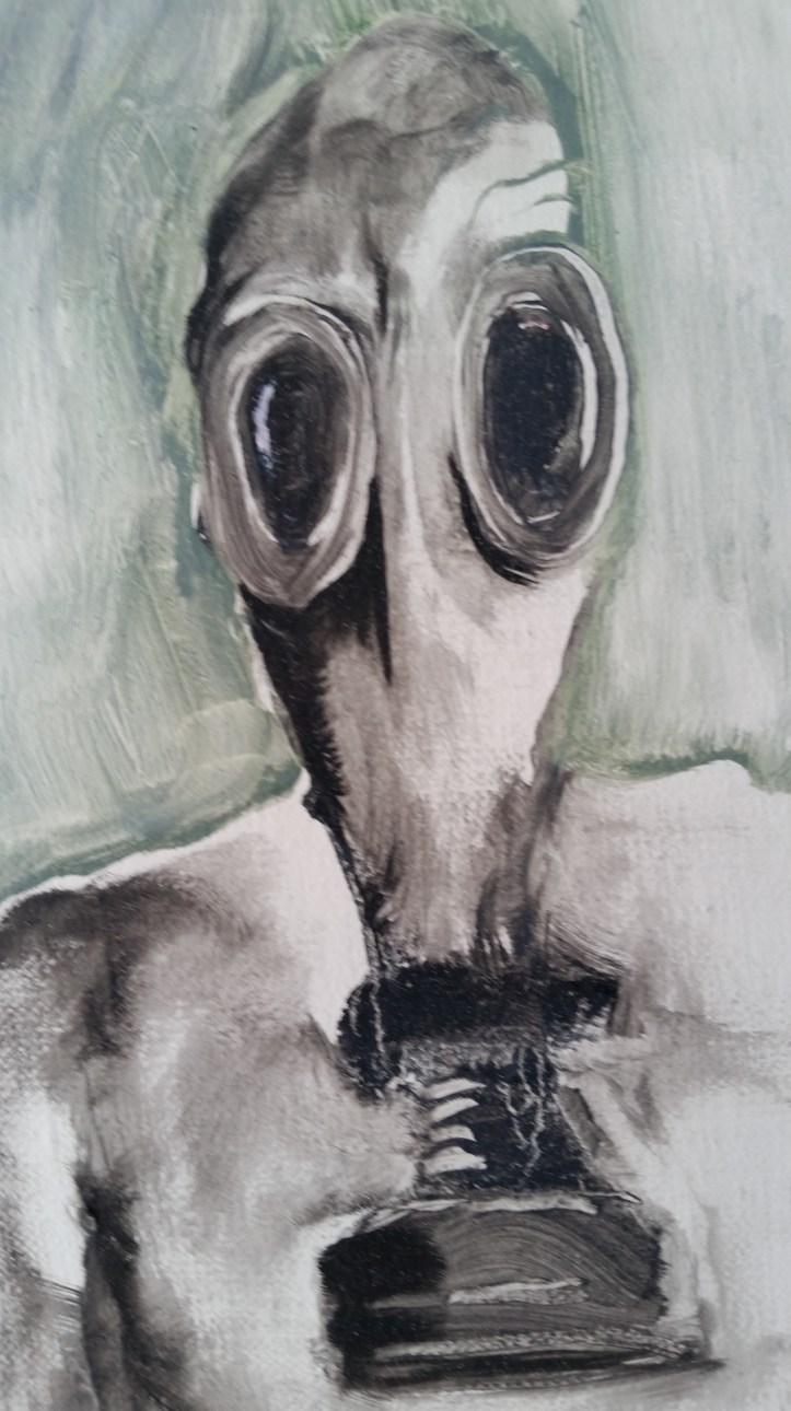 "Artificial Life" Oil on canvas By Cat Jones 