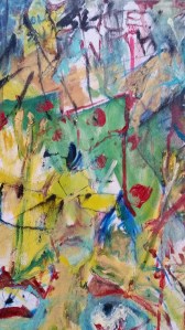 Merry Christmas (Detail from Slice with the Vein) Oil on Canvas