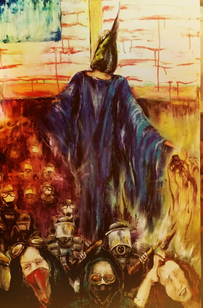 "Terror" 24" x 36" Oil on Canvas